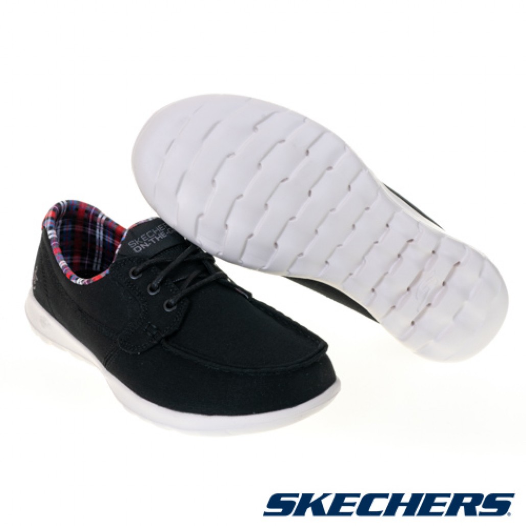 Womens skechers go hot sale walk boat shoes